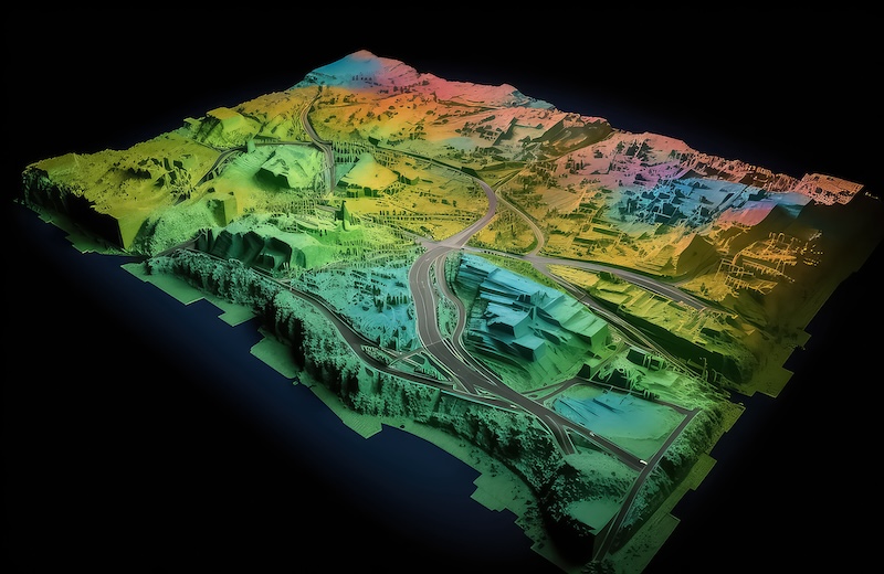 Drone Lidar Survey - Lidar Surveying - Aerial Drone Lidar