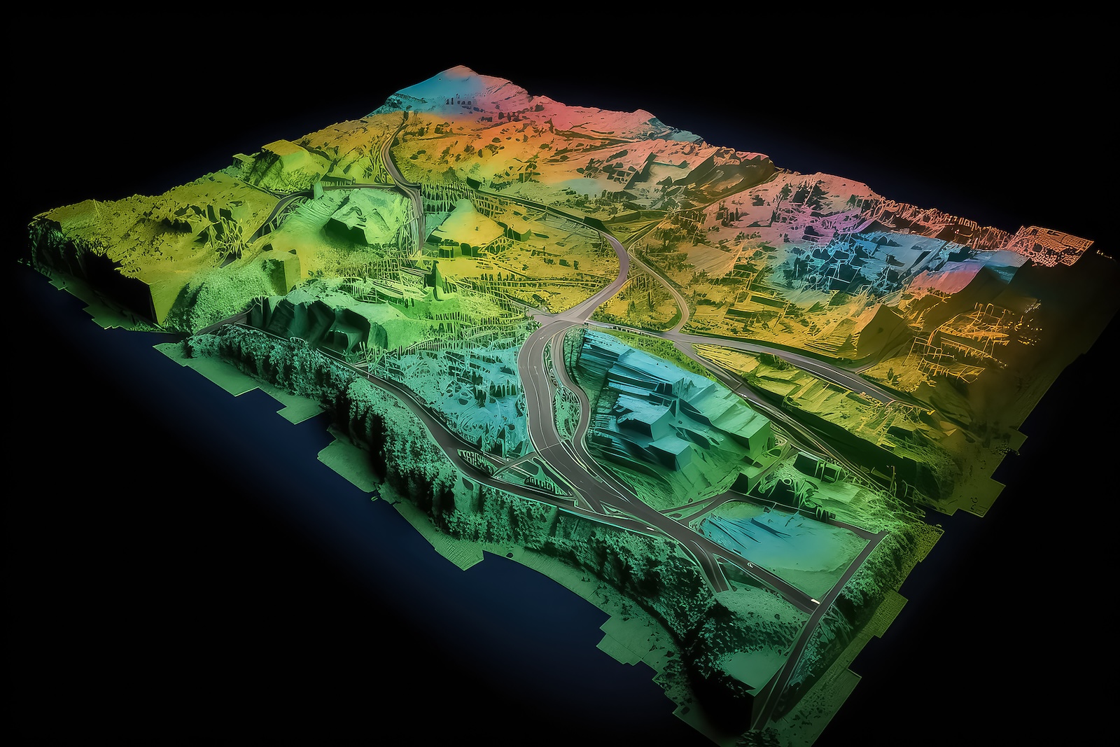 Drone Lidar Survey - Lidar Surveying - Aerial Drone Lidar