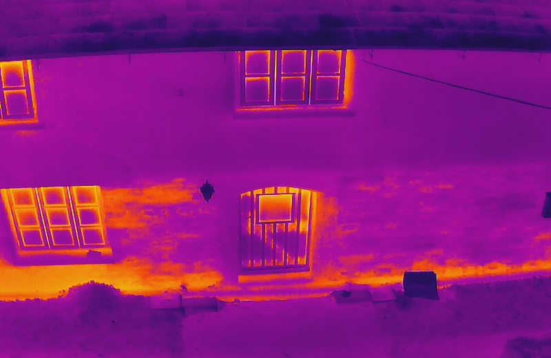 Drone Thermal and Heat Loss Mapping Inspections Company UK